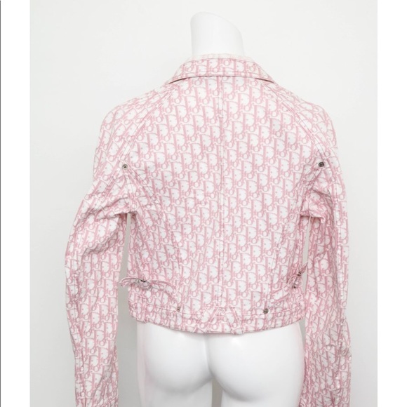 VTG Christian Dior Pink and White Trotter Jacket - Picture 6 of 7